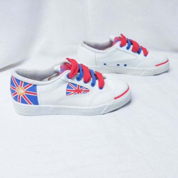 ladies dunlop green flash trainers